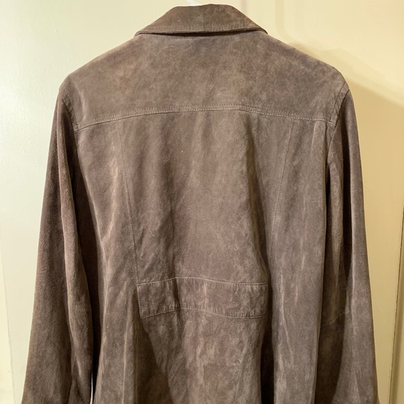 Liz Claiborne Brown Suede Women's Jacket XL - Picture 3 of 7
